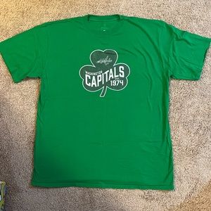 Washington Capitals St. Patrick's Day 2XL TALL Short Sleeve T-Shirt